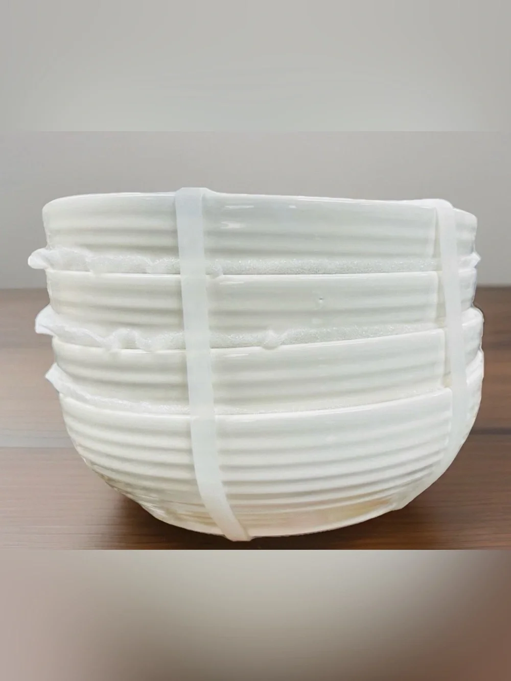 Serafina Ivory Stone Pasta Bowls - Set of 4 (Ivory)